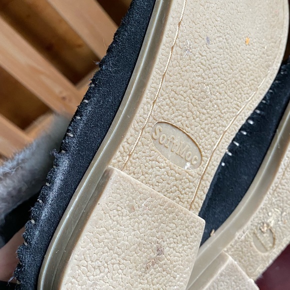 SOFTMOC Denise Lined Moccasins with fur Size 7 - Picture 4 of 4
